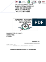 Manual de Practicas Ciencia e Ingenieria de Los Materiales PDF