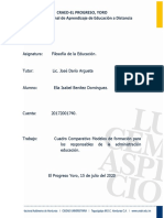 Cuadro Comparativo Modelos de Formación para Los Responsables de La Administración Educación1