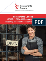 Restaurants Canada COVID-19 Rapid Recovery Guide: Reopening Resource For Foodservice Operators