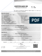Certificado de Propiedad Electronico PDF