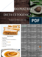 Recetario Postres Ceto