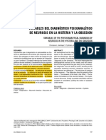 Variables Del Diagnóstico Psicoanalítico de Neurosis en La Histeria y La Obsesio PDF