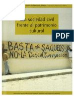 Vidargas, Francisco (1997) La sociedad civil frente al patrimonio cultural.pdf