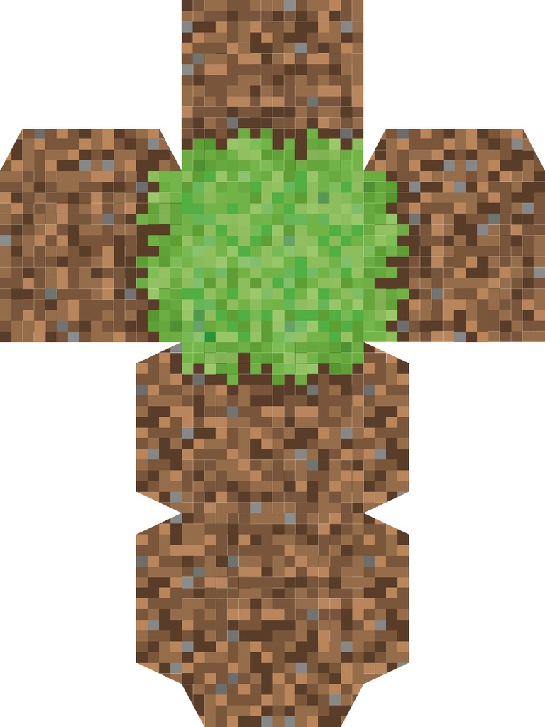 Printable Minecraft Blocks PDF - 1690608978