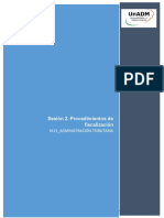 Sesión 2. Procedimientos de Fiscalización: M13 - Administración Tributaria