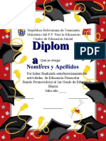 Diploma Rojo Con Birrete (UtilPractico - Com)