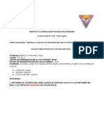 El Movimiento Del Cuerpo y La Importancia de Su Cuidado Enla Pandemia