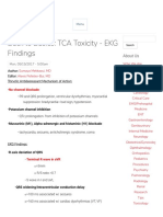  TCA Toxicity - EKG Findings