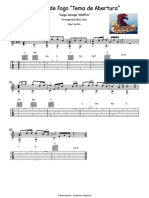 Wildfire theme song opening arrangement for guitar