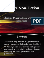 Creative Non-Fiction: Christine Diane Galvan, CSPE, LPT Instructress