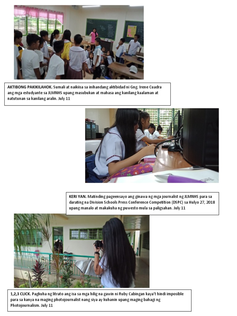 Photojournalism Examples Filipino With Caption Tagalog