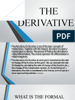 IV. The Derivative