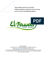 Laporan Pertanggung Jawaban Kegiatan Qurban Istimewa (Quis) El Fawaz 1433 H Yayasan El Fawaz Generasi Rabbani PDF