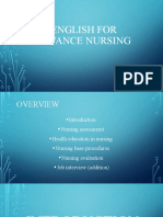 English For Advance Nursing Introduction