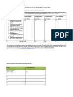 Peer Evaluation Form For Ethnographic Research Paper: N.callado@feudiliman - Edu.oh