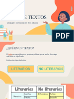 Tipos de Textos No Literarios