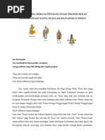 Catur Warna Sebagai Penggolongan Profesi Bukan Penggolongan Kasta Di Dalam Masyarakat Hindu