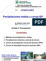 Hidrología: Precipitaciones Medias y Curvas IDF