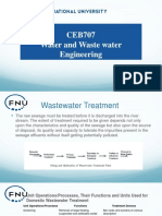 CEB707 Water and Waste water Engineering Presentation