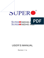 User'S Manual: X6DH8-XG2 X6DHE-XG2