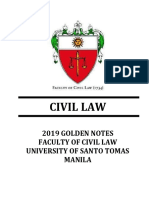 2019-Golden Notes-Civil Law PDF