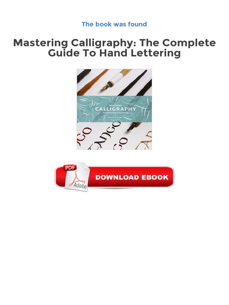 Calligraphy and Lettering Illustration Practice Workbook and sheets for  young Adults a book by Pochael Bruce