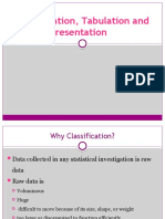 Classification & Tabulation-2