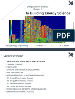 1 - ENER512 - Introduction To Building Science & Energy - 2017-18