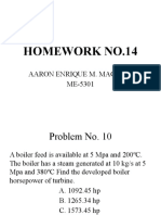 Homework No.14: Aaron Enrique M. Magsino ME-5301