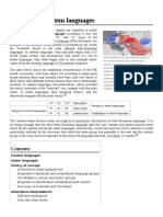 Centum Languages or Satem Languages According To How The