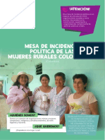 Incidencia de La Politica de Mujeres Rurales PDF
