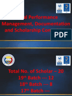 Social Performance Management, Documentation and Scholarship Committee