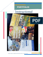 Teacher portfolio instructional materials