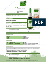 FICHA TÉCNICA Aceite de Cannabis