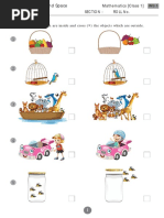 Grade 2 Maths Space and Shapes | PDF | Shape | Symmetry