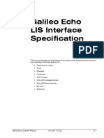 LIS Interface Appendix E Europe v101 ECHO