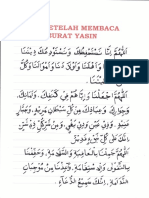 Doa Sesudah Membaca Surat Yasin PDF