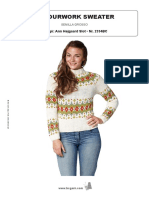 Colourwork Sweater: Design: Ann Højgaard Slot - Nr. 2334BC