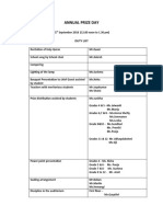 ANNUAL PRIZE DAY Duty List