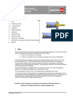 Instruction Manual BU 13-AC: Pressure Control Panel For Acetylene