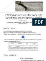 EN 934 (Admixtures For Concrete)