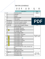 Coding System For LCD Module - : NO Codevalue Descr Ip Tio N Type 1