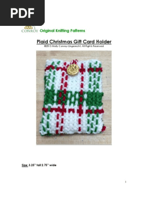 Plaid_Gift_Card_Holder