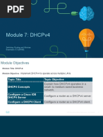 Module 7: Dhcpv4: Switching, Routing and Wireless Essentials V7.0 (Srwe)