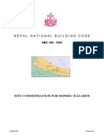 Site Selection and Investigation for Seismic Hazards