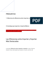 Importación y Exportación