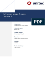 S9. Tarea 9.1 La Inversa y La Regla de Cramer PDF