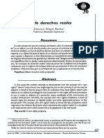 El Concepto de Derechos Reales (Resumen)