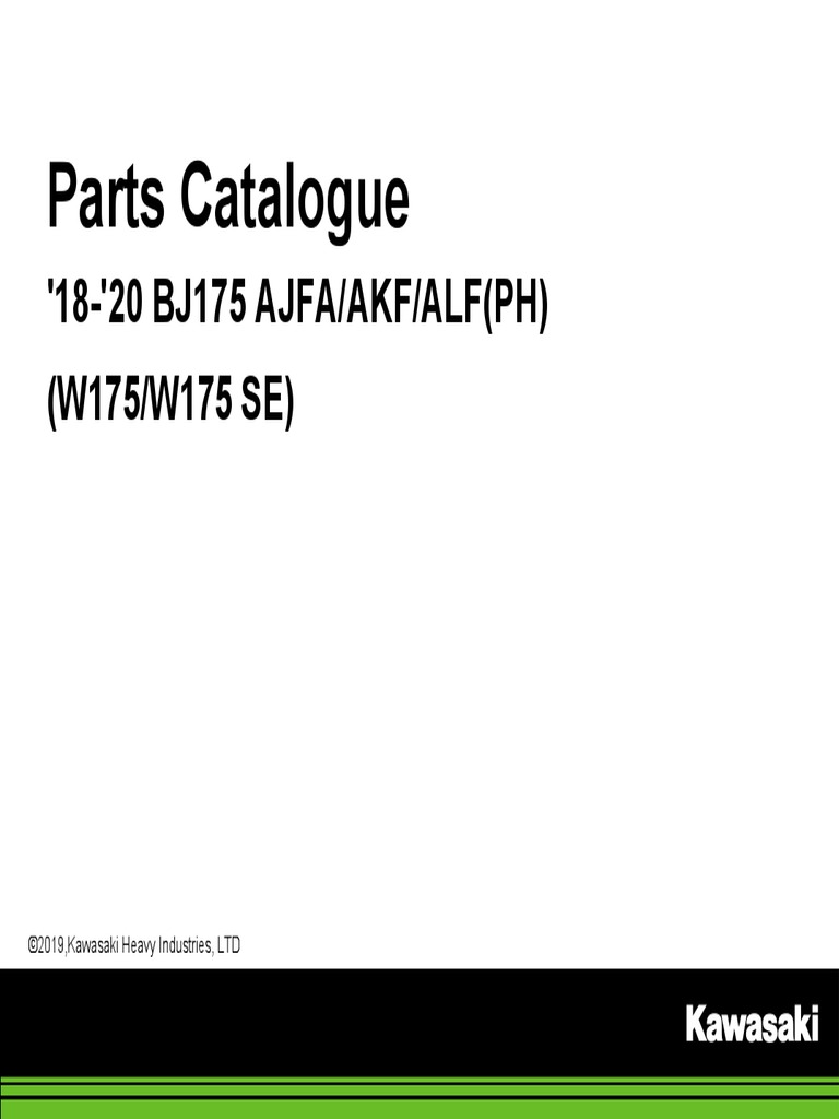 Bj175alfph W175-W175 Se (2018-20) | PDF | Screw | Transmission
