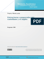 Programa Estructuras Comparadas Del Castellano y El Inglés-1980